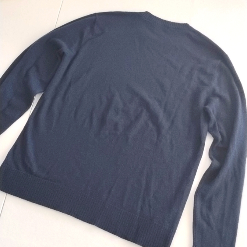 Smartwool Sparwood Crew Sweater Navy Blue Size M - Picture 6 of 7